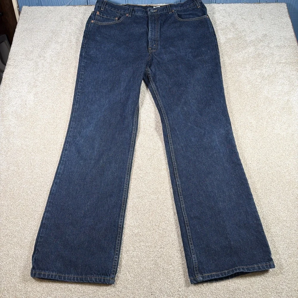 Vintage Levis 517 Bootcut Blue Jeans Mens 40 X 32 (FITS 38 X 32 Denim Made in US